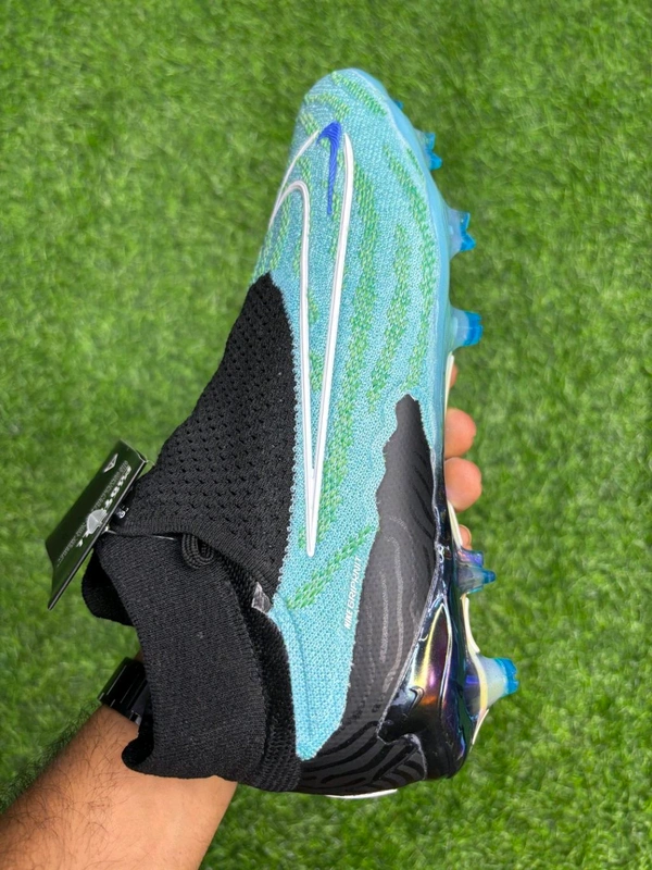 PhantomGX Ghost Lace Black Blue High-top FG - 5.5