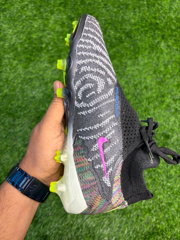 PhantomGX Ghost Lace High Top Grey And Green FG - 7.5