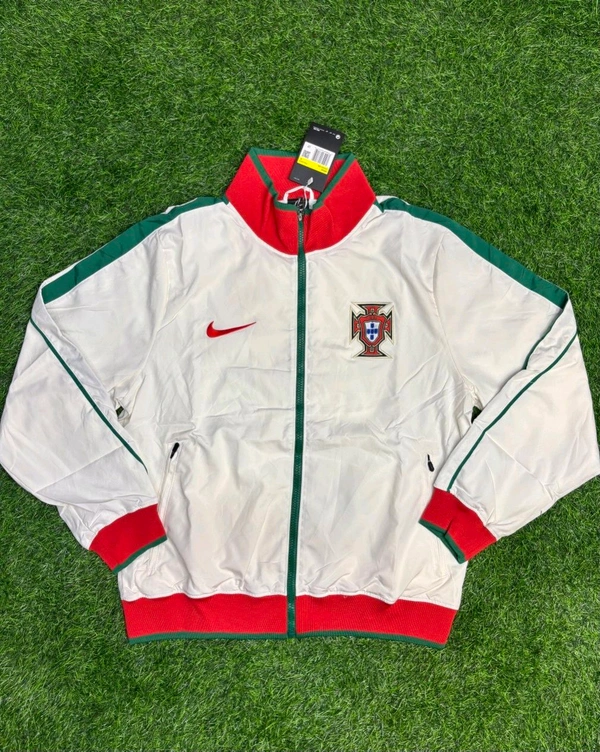 Portugal National Football Team White Colour Windbreaker - L