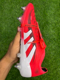 Predator Foldover Elite Red SG With Lace(Metal Changer) - 7.5