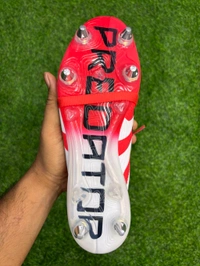 Predator Foldover Elite Red SG With Lace(Metal Changer) - 7.5