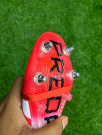 Predator Foldover Elite Red SG With Lace(Metal Changer) - 7.5