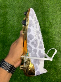 Predator Grey And Gold Colour FG With Lace - 8