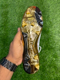 Predator Grey And Gold Colour FG With Lace - 8