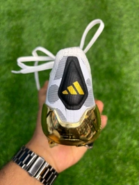 Predator Grey And Gold Colour FG With Lace - 8