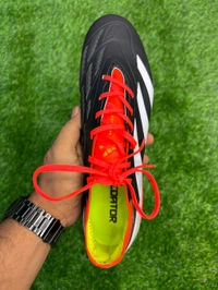 Predator Red And Black Colour FG With Lace - 7.5