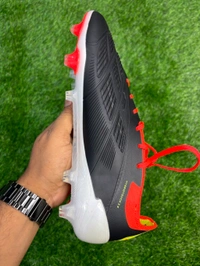 Predator Red And Black Colour FG With Lace - 7.5