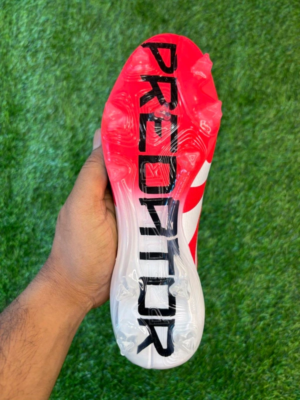 Predator Red Colour FG Without Lace Low-top - 6.5