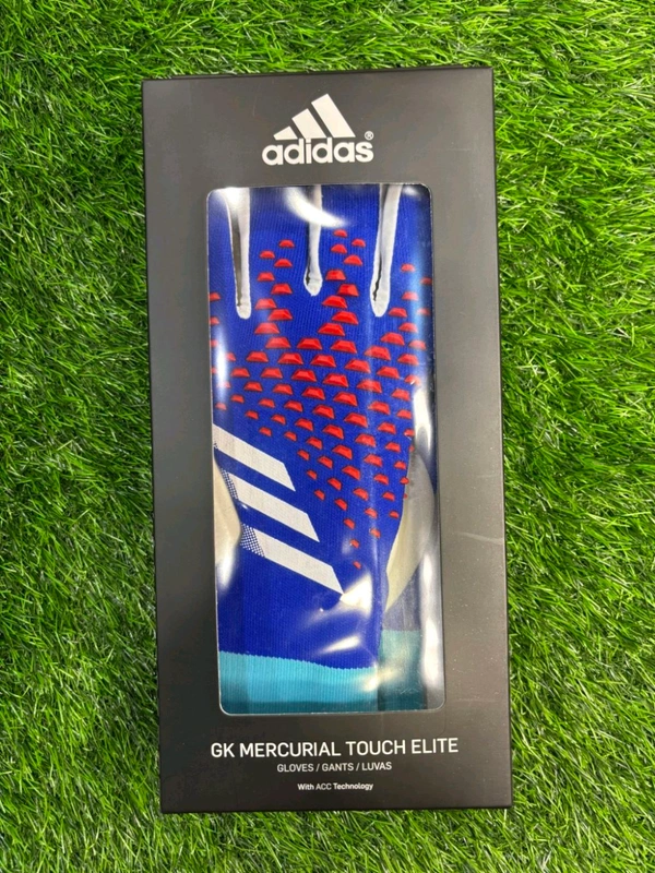 Predator White And Blue GK Gloves - 10