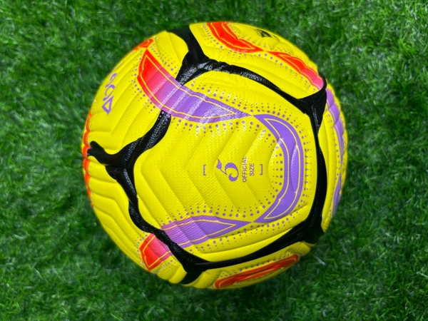 Premier League Yellow Colour Flight Soccer Ball Replica (Size 5)
