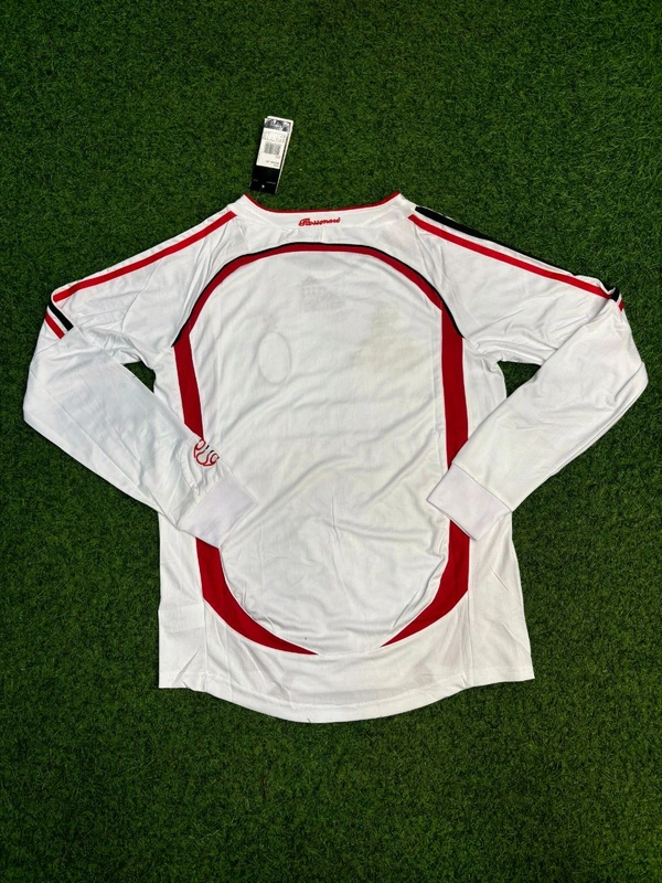 Retro Ac Milan 2006-07 Away Long Sleeve Jersey - M