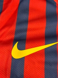 Retro Barcelona 2011-12 Home Half Sleeve - S