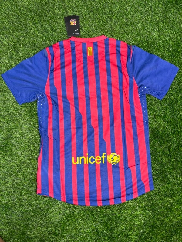 Retro Barcelona 2011-12 Home Half Sleeve - M