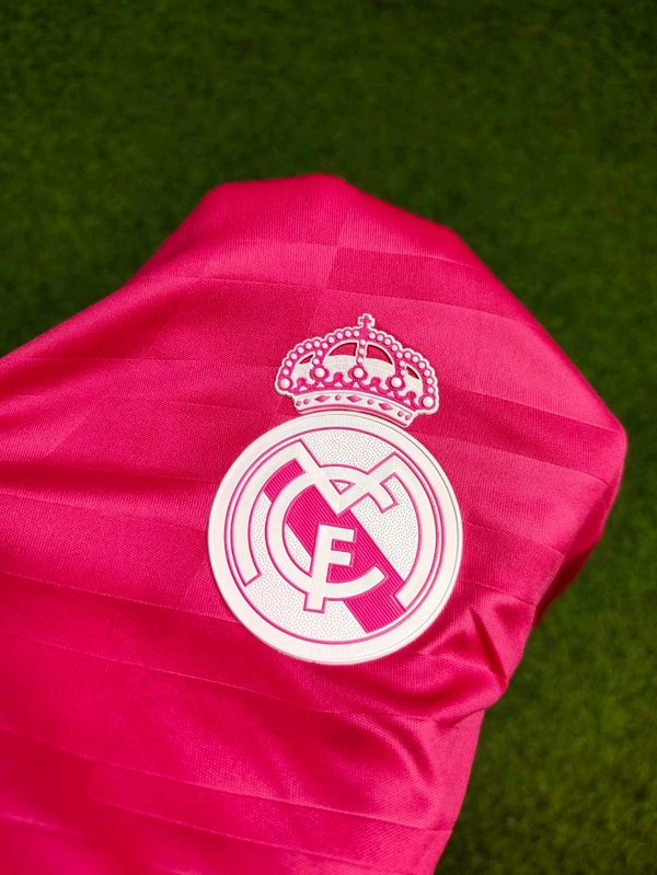 Retro Madrid 2014-15 Pink Long Sleeve Away Kit - XL