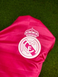 Retro Madrid 2014-15 Pink Long Sleeve Away Kit - XL