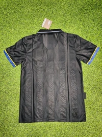 Retro Manchester United 1993-94 Away Black Jersey Half Sleeve - M