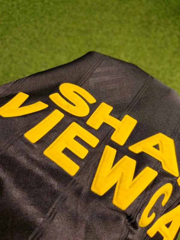 Retro Manchester United 1993-94 Away Black Jersey Half Sleeve - XL