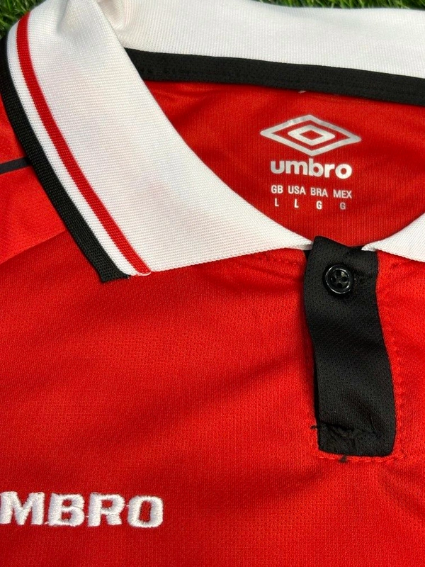 Retro Manchester United 1998-99 Home Half Sleeve With Short - L