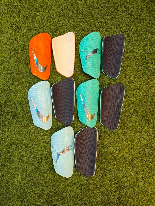 Shin Guards Multi Colour Medium Size(1 Pis) - Web Orange