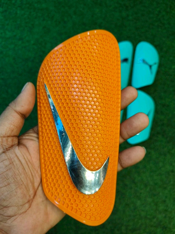 Shin Guards Multi Colour Medium Size(1 Pis) - Web Orange