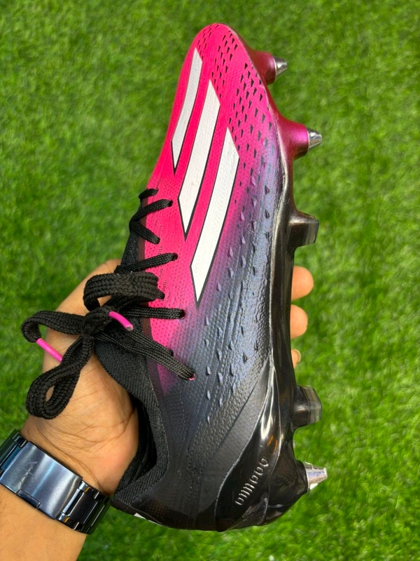 Speed Portal Pink And Black SG Low-top With Lace (Metal Changer) - 6