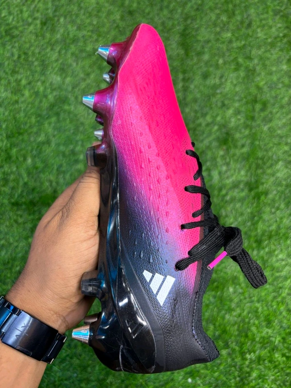 Speed Portal Pink And Black SG Low-top With Lace (Metal Changer) - 6