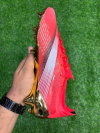 Ultra Ultimate Red & Gold Low-Top FG With Lace - 7.5