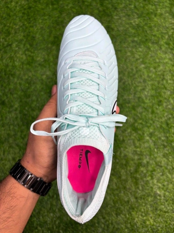 Tiempo Legend 10 Prism Elite Pastel Blue Low-top FG With Lace - 7.5