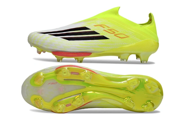 F50+ Elite Born For Goals Yellow Colour Low-top FG Without Lace - 7.5