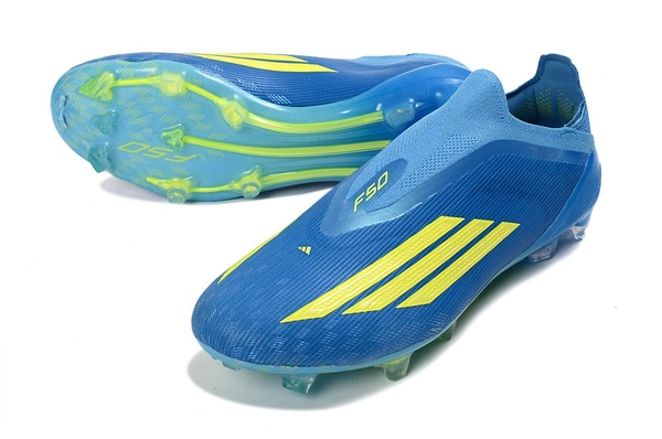 F50 ‘Icecold Precision’ Elite Blue Colour Low-top FG Laceless - 6.5