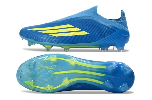 F50 ‘Icecold Precision’ Elite Blue Colour Low-top FG Laceless - 6.5