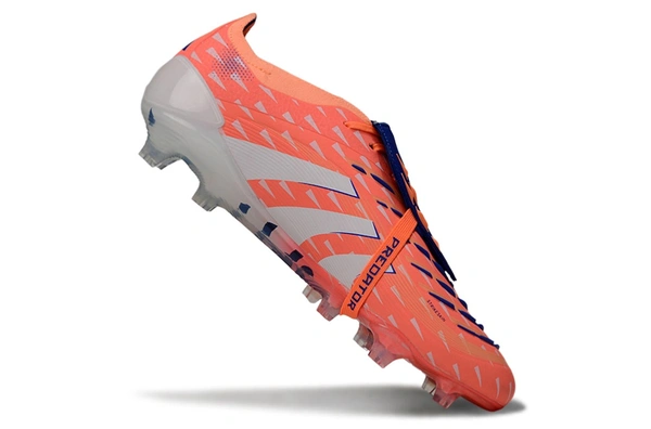Predator Elite Coral Blaze Orange Blue Colour FG With Lace - 6
