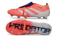 Predator Elite Coral Blaze Orange Blue Colour FG With Lace - 6.5