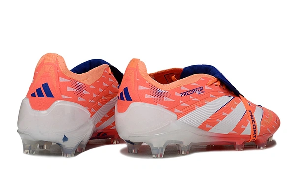 Predator Elite Coral Blaze Orange Blue Colour FG With Lace - 6.5