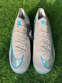 Mercurial Vapor 16 Silver Blue Colour Low-Top FG With Lace - 7.5