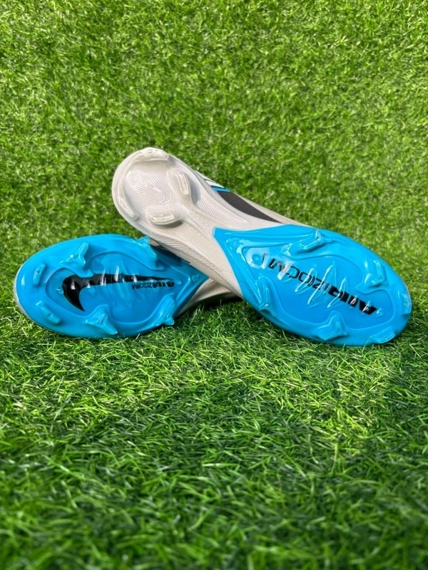 Mercurial Vapor 16 Silver Blue Colour Low-Top FG With Lace - 7.5