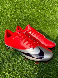 Mercurial Superfly 1 CR7 Regen Red Silver Colour Low-top FG With Lace - 7