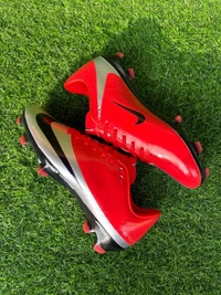 Mercurial Superfly 1 CR7 Regen Red Silver Colour Low-top FG With Lace - 8.5