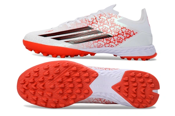 F50 Elite Heartbreak White Red Colour Turf/AG Low-Top With Lace - 10.5