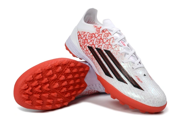 F50 Elite Heartbreak White Red Colour Turf/AG Low-Top With Lace - 9