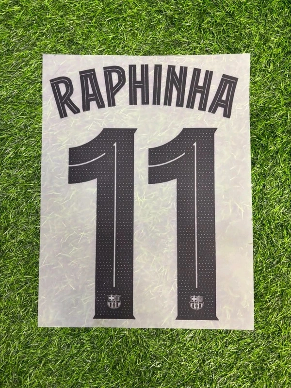 FC Barcelona 25/26 Away Players Official Print - Raphina 11