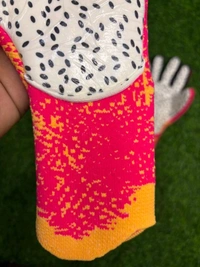 Future Ultimate NC Goalkeeper Gloves Pink Color - 7