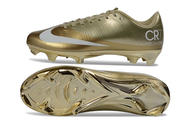 Mercurial Superfly 1 CR7 Metallic Gold World Cup Edition With Lace - 9