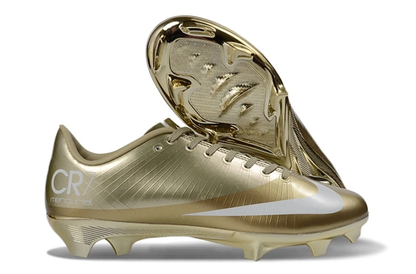 Mercurial Superfly 1 CR7 Metallic Gold World Cup Edition With Lace - 9
