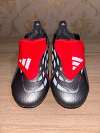 Predator 26 Finishers Steel Elite Foldover FG Grey And Red With lace - 9