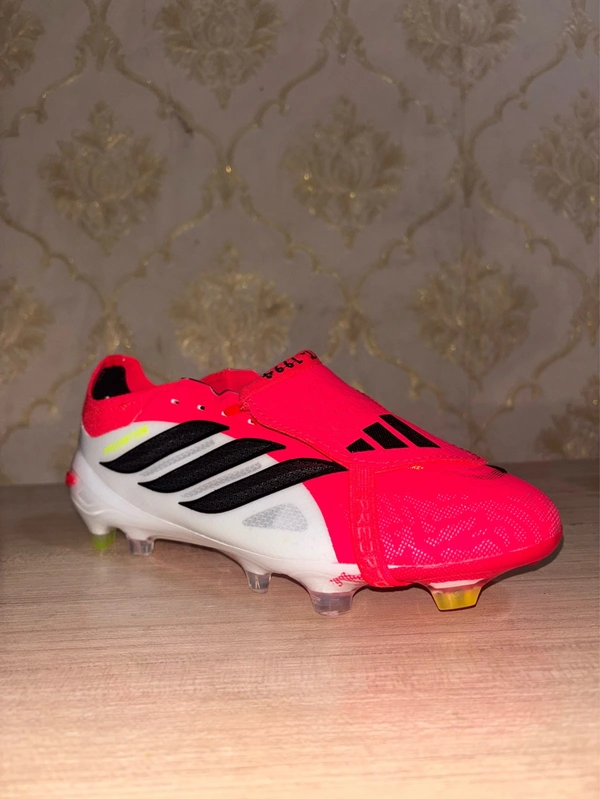 Predator 26 Elite Born For Goals Red And White Colour FG With Lace - 6