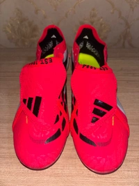 Predator 26 Elite Born For Goals Red And White Colour FG With Lace - 6.5