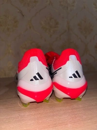 Predator 26 Elite Born For Goals Red And White Colour FG With Lace - 6.5