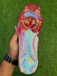 NB Furon V8 Elite White Red Colour FG With Lace - 6