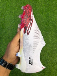 NB Furon V8 Elite White Red Colour FG With Lace - 9.5